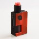 Authentic Vandy Vape Pulse X 90W TC VW Squonk Box Mod + Pulse X BF RDA Kit - Frosted Red, 5~90W, 1 x 18650 / 20700 / 21700