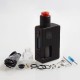 Authentic Vandy Vape Pulse X 90W TC VW Squonk Box Mod + Pulse X BF RDA Kit - G10 Black, 5~90W, 1 x 18650 / 20700 / 21700