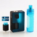 Authentic VandyVape Pulse X 90W TC VW Box Mod + BF RDA Kit High-End Version - Frosted Cyan, 5~90W, 1 x 18650 / 20700 / 21700