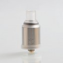 Authentic Digi Etna RDA Rebuildable Dripping Atomizer w/ BF Pin - Silver, Stainless Steel, 18mm Diameter