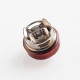 Authentic Voopoo Rimfire RTA Rebuildable Tank Atomizer - Red, Stainless Steel + Glass, 5ml, 30mm Diameter