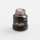 Authentic Wotofo 22mm Conversion Cap for Profile RDA - Gun Metal, Stainless Steel