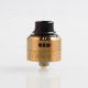 Authentic Vapefly Pixie RDA Rebuildable Dripping Atomizer w/ BF Pin - Gold, Stainless Steel + Delrin, 22mm Diameter