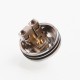 Authentic Vapefly Pixie RDA Rebuildable Dripping Atomizer w/ BF Pin - Gold, Stainless Steel + Delrin, 22mm Diameter