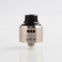 Authentic Vapefly Pixie RDA Rebuildable Dripping Atomizer w/ BF Pin - Silver, Stainless Steel + Delrin, 22mm Diameter