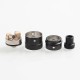 Authentic Ambition Mods C-Roll RDA Rebuildable Dripping Atomizer w/ BF Pin - Black, 316 Stainless Steel + Delrin, 22mm Dia