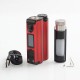 Authentic Dovpo Topside 90W TC VW Variable Wattage Squonk Box Mod - Red, 10ml, 1 x 18650 / 21700
