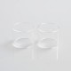 Authentic Steam Crave Replacement Tank Tube for Aromamizer Plus RDTA - Transparent, Glass, 10ml (2 PCS)