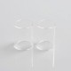 Authentic Steam Crave Replacement Tank + Chimney Extension Part for Aromamizer Supreme V2 RDTA - Transparent, Glass, 8ml (2 PCS)