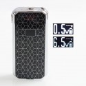 Authentic Augvape Druga Foxy 150W VW Variable Wattage Box Mod - Silver, 2 x 18650