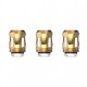 Authentic SMOKTech SMOK Replacement A1 Coil Head for TFV8 Baby V2 Sub Ohm Tank - Gold, 0.17ohm (90~140W) (3 PCS)