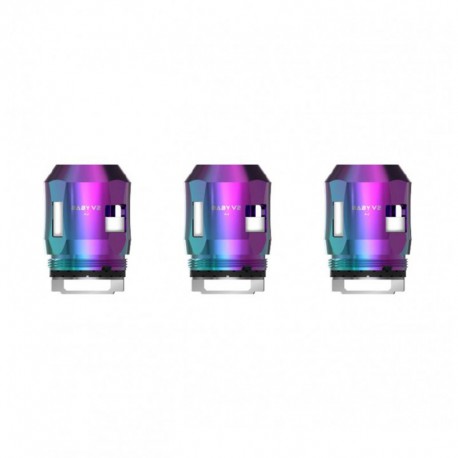 Authentic SMOKTech SMOK Replacement A2 Coil Head for TFV8 Baby V2 Sub Ohm Tank - Rainbow, 0.2ohm (70~120W) (3 PCS)