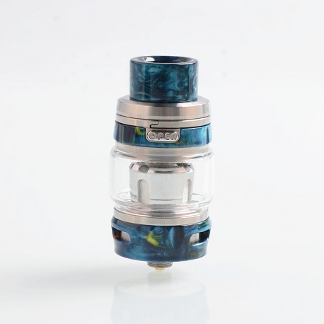 Authentic GeekVape Alpha Sub Ohm Tank Clearomizer - Silver + Flare Resin, 0.2 Ohm, 4ml, 25mm Diameter