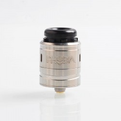 Authentic VandyVape Phobia V2 RDA Rebuildable Dripping Atimizer w/ BF Pin - Silver, Stainless Steel, 24mm Diameter