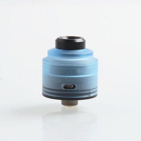 Authentic GAS Mods Nixon S RDA Rebuildable Dripping Atomizer w/ BF Pin - Blue + Black, PMMA + Stainless Steel, 22mm Diameter