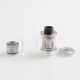 Authentic IJOY Limitless LMC Sub Ohm Tank Clearomizer - Silver, Stainless Steel + Pyrex Glass, 2ml, 25mm Diameter