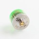 Authentic Oumier Wasp Nano Mini RDA Rebuildable Dripping Atomizer w/ BF Pin - Transparent Green, PC + SS, 22mm Diameter