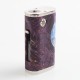Authentic Asmodus Pumper-18 Squonk Mechanical Box Mod - Purple, Stainless Steel + Stabilized Wood, 8ml, 1 x 18650