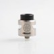 Authentic Asmodus Bunker RDA Rebuildable Dripping Atomzier w/ BF Pin - Silver, Stainless Steel, 25mm Diameter
