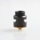 Authentic Asmodus Bunker RDA Rebuildable Dripping Atomzier w/ BF Pin - Black, Stainless Steel, 25mm Diameter