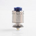 Authentic Wotofo Faris RDTA Rebuildable Dripping Tank Atomizer w/ BF Pin - Silver, Stainless Steel, 3ml, 24mm Diameter
