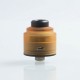 Authentic GAS Mods Nixon S RDA Rebuildable Dripping Atomizer w/ BF Pin - Amber + Black, PMMA + Stainless Steel, 22mm Diameter