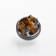 Authentic Hellvape Drop Dead RDA Rebuildable Dripping Atomizer w/ BF Pin - Bloody Mess, Stainless Steel, 24mm Diameter