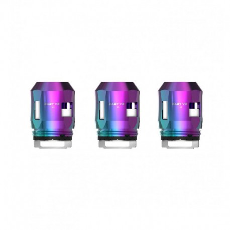 Authentic SMOKTech SMOK Replacement A3 Coil Head for TFV8 Baby V2 Sub Ohm Tank - Rainbow, 0.15ohm (80~130W) (3 PCS)