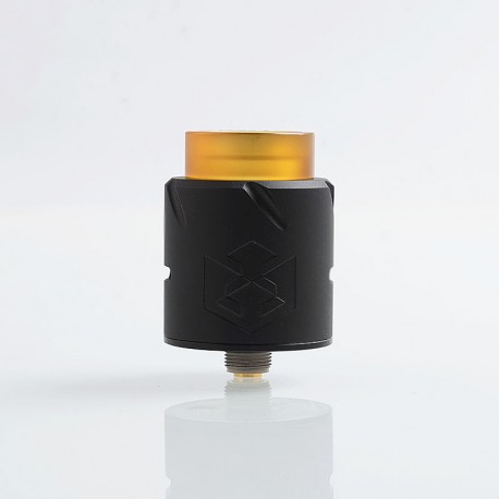 Authentic VandyVape Paradox RDA Rebuildable Dripping Atomizer w/ BF Pin - Matte Black, Stainless Steel, 24mm Diameter