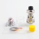 Authentic Uwell Crown 4 IV Sub Ohm Tank Clearomizer - Silver, Stainless Steel + Pyrex Glass, 6ml, 0.4 Ohm, 28mm Diameter