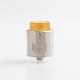 Authentic Vandy Vape Paradox RDA Rebuildable Dripping Atomizer w/ BF Pin - Silver, Stainless Steel, 24mm Diameter