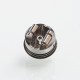 Authentic Ambition Mods Spiral MTL RDA Rebuildable Dripping Atomizer - Silver, 316 Stainless Steel, 18mm Diameter