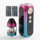 Authentic OBS Cube 80W 3000mAh VW Variable Wattage Starter Kit - Rainbow, Zinc Alloy + Stainless Steel, 4ml, 0.2 Ohm