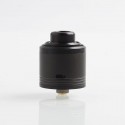 Authentic Gas Mods G.R.1 GR1 Pro RDA Rebuildable Dripping Atomizer w/ BF Pin - Black, Stainless Steel, 24mm Diameter