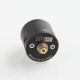Authentic Gas Mods G.R.1 GR1 Pro RDA Rebuildable Dripping Atomizer w/ BF Pin - Black, Stainless Steel, 24mm Diameter