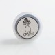 Authentic GAS Mods Replacement Top Cap for G.R.1 GR1 Pro RDA - White, PC, 24mm Diameter
