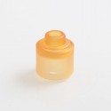Authentic GAS Mods Replacement Top Cap for G.R.1 GR1 Pro RDA - Amber, PMMA, 24mm Diameter