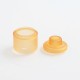 Authentic GAS Mods Replacement Top Cap for G.R.1 GR1 Pro RDA - Amber, PMMA, 24mm Diameter