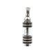Authentic Innokin iClear 30B BDC Bottom Dual Coil Clearomizer - Silver, 3ml, 2.1 ohm, 20mm Diameter