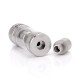 Authentic Vapeston Maganus Ni DVC Sub Ohm Tank Clearomizer - Silver, Stainless Steel + Glass, 4.5ml, 0.15 ohm, 22mm Diameter