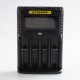 Authentic Nitecore UM4 Intelligent USB Four-Slot Charger - Black, PC