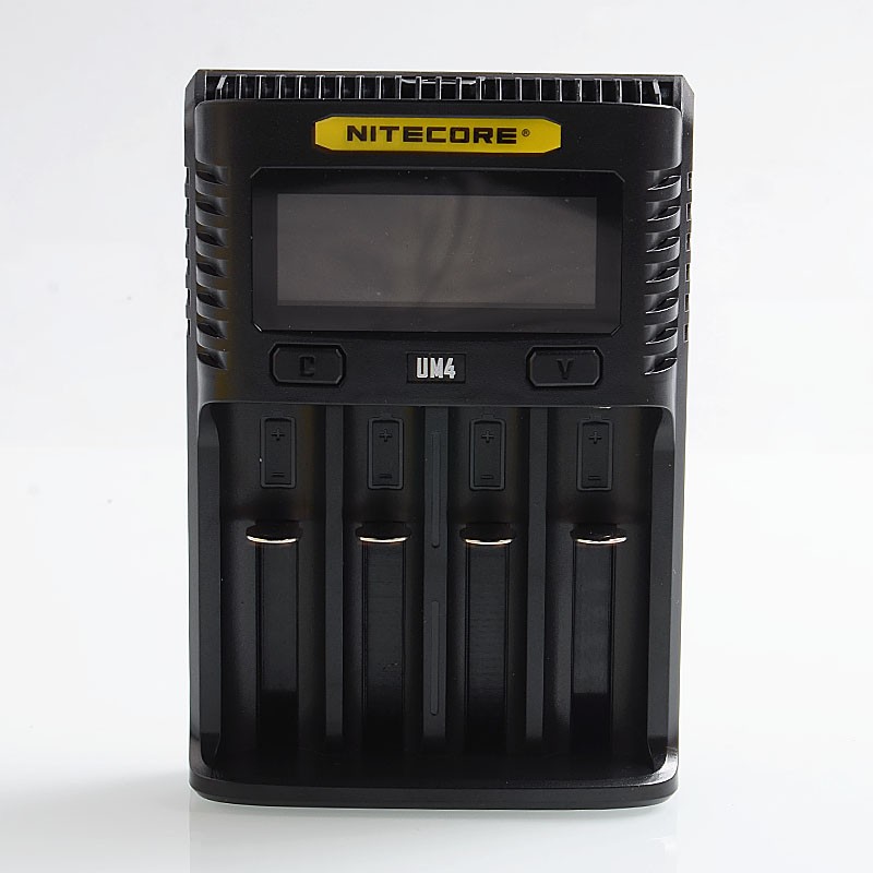 NITECORE UMS4 Intelligent USB-C Battery Charger - 4-Slot, 2A Fast Charging, LED Indicators, Superb Charger