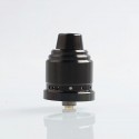 Authentic 5GVape Peace RDA Rebuildable Dripping Atomizer w/ BF Pin - Black, 316 Stainless Steel, 22mm Diameter