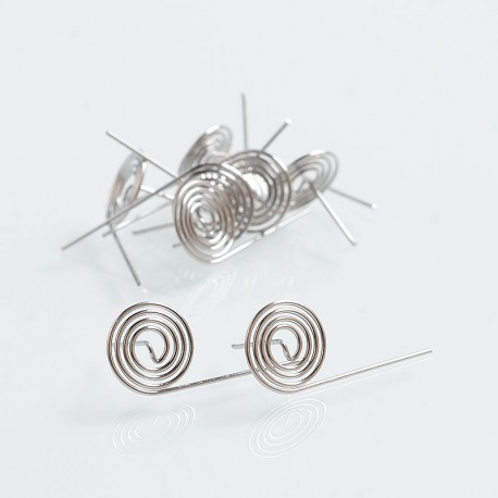 Authentic Damn Lolly Coil Kanthal A1 Pre-built Wire for Dread RDA - 24GA, 0.64 Ohm, 4 Wraps (10 PCS)