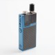 Authentic Lost Vape Orion DNA GO 40W 950mAh All-in-one Starter Kit - Blue Textured Carbon Fiber, 2ml, 0.25 Ohm / 0.5 Ohm