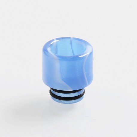 Authentic Vapjoy 510 Replacement MTL Drip Tip for RDA / RTA / Sub Ohm Tank Atomizer - Blue, Resin, 14mm