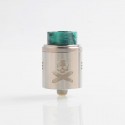 Authentic VandyVape Bonza V1.5 RDA Rebuildable Dripping Atomizer w/ BF Pin - Silver, 24mm Diameter