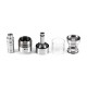 Authentic Ehpro Revel RDTA Rebuildable Dripping Tank Atomizer - Silver, Stainless Steel, 3ml, 22mm Diameter