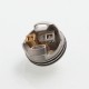 Authentic Hellvape Rebirth RDA Rebuildable Dripping Atomizer w/ BF Pin - Silver, Stainless Steel, 24mm Diameter