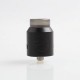 Authentic Hellvape Rebirth RDA Rebuildable Dripping Atomizer w/ BF Pin - Black, Stainless Steel, 24mm Diameter